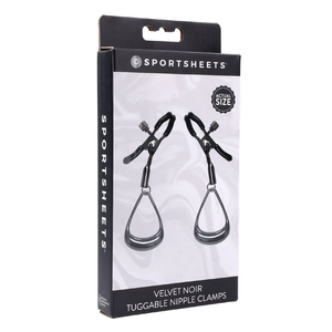 Velvet Noir Tuggable Nipple Clamps