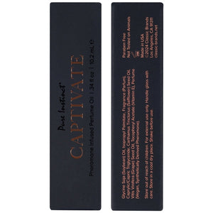 Captivate -10.2ml Pure Instinct Men's Collection Pheromone Perfume Oil